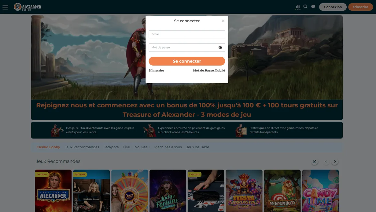 Comment Se Connecter Sur Alexander Casino Comment Se Connecter Sur Alexander Casino